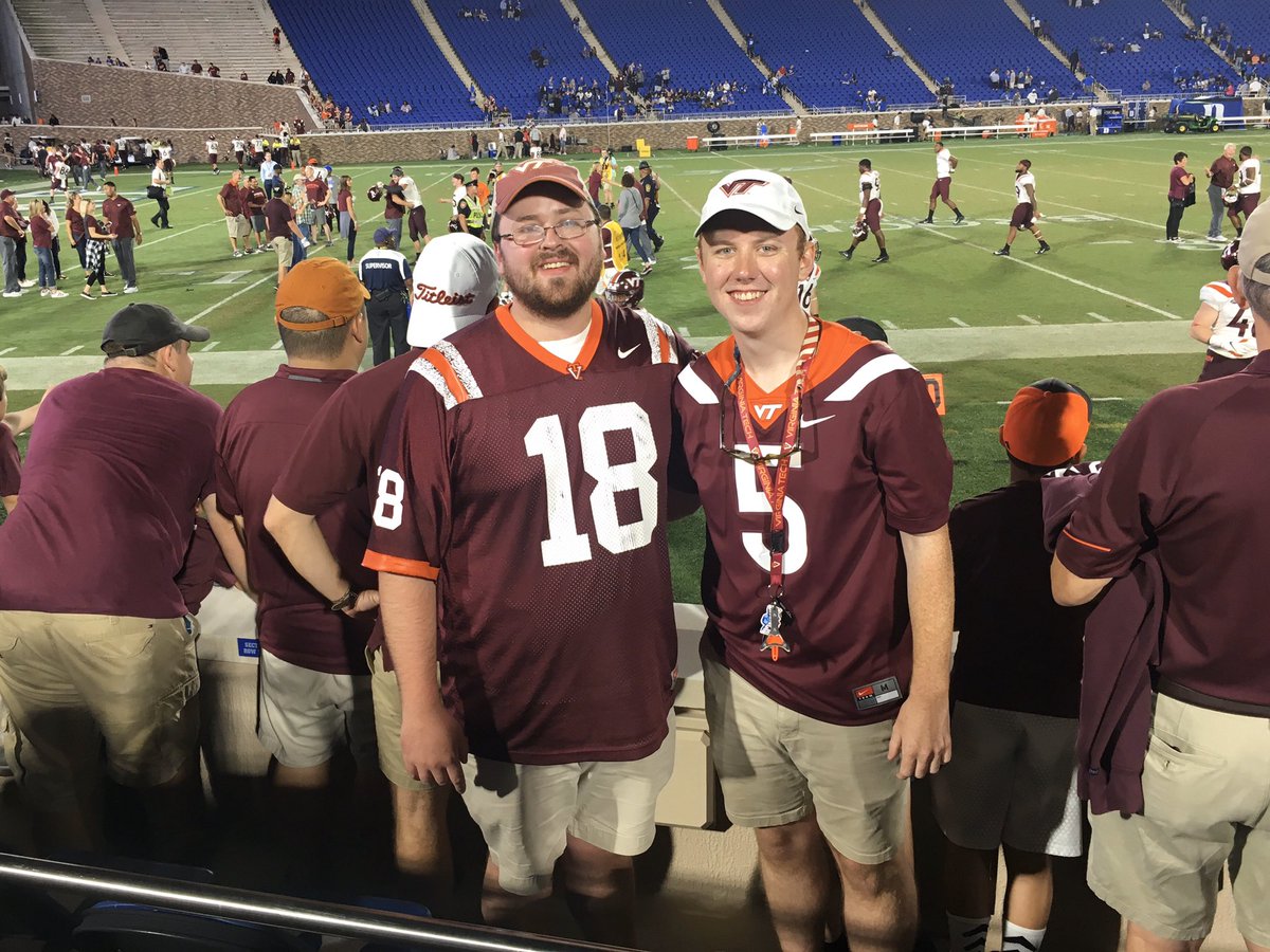 Jones_VT's tweet photo. This was a very fun “away” game to go to @Bromeiser #Hokies #DominateTheirState https://t.co/WWJ1LhxBKk