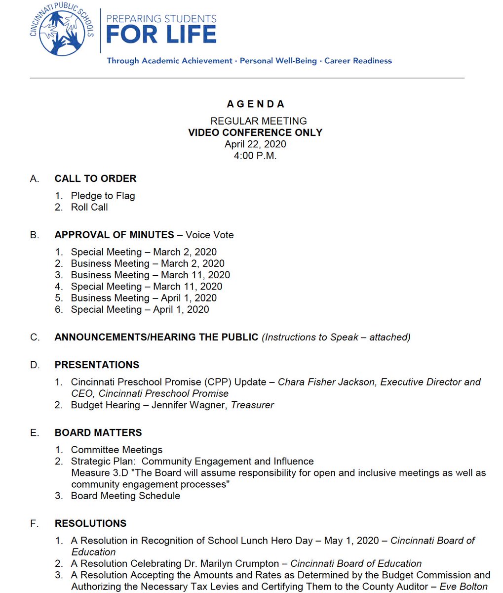 Mike Moroski On Twitter Your Cincinnati Public Schools Board Of Ed Meets Tomorrow At 4p Tune In Web Browser Https T Co Lq4n5fjlqy Mobile Device Https T Co Lq4n5fjlqy Event Id Qpqgxxpa Https T Co Qb0vpqp3gd