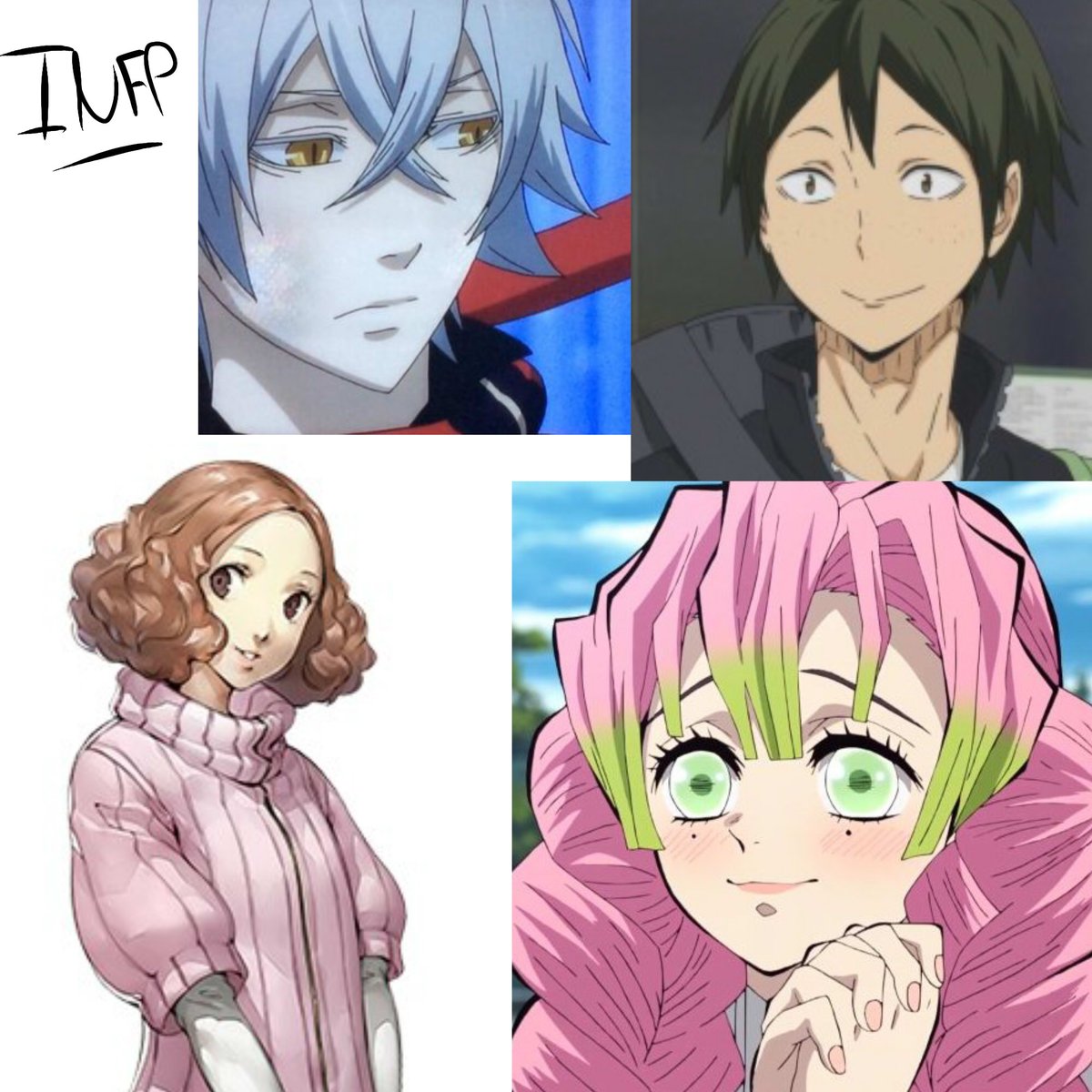 Infp Anime Characters List : They may reveal their innermost thoughts