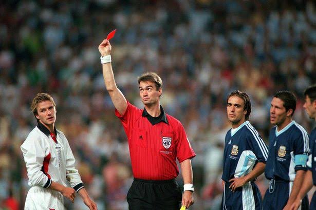 David Beckham World Cup 1998