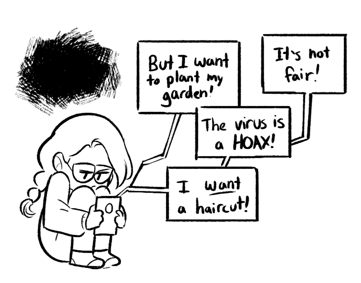 Been feeling a little trapped in my tiny NYC apartment and I've also been getting more and more frustrated seeing denial or protest posts every day, specially from people who I know have access to more than a small bedroom/kitchen and a yard. 