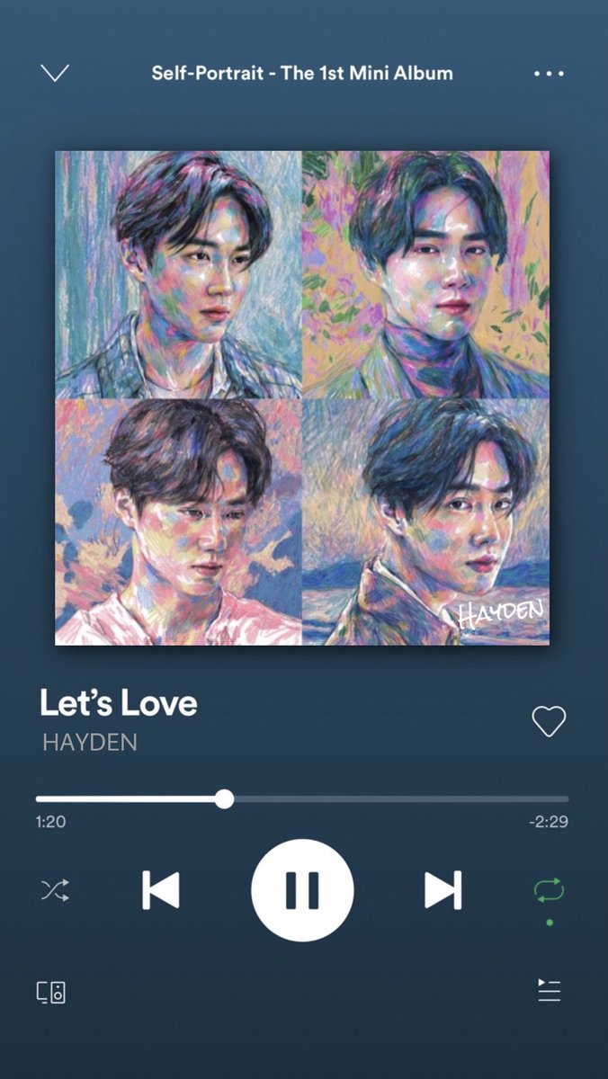 HAERIofficialfk's tweet photo. — Haeri's Update:   
🎧: #SELFPORTRAIT-#LHLETSLOVE

Let's Love es una canción hermosa que me ha encantado y no dejo de escuchar desde que Hayden la lanzó,en serio se las recomiendo. ¡Vamos a darle amor a este chico y su gran trabajo! https://t.co/G9H12ADH0L