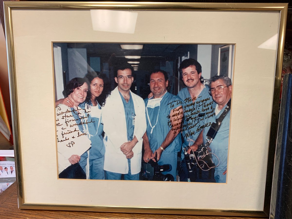 Two pictures from that day are still on display in Dr. Stylianos' office. Since then he's watched the twins grow up, they stay in touch. 20 years later, Rosa gave birth to her son Elijah; only the 4th conjoined twin in history to give birth after separation. (4 of 5)
