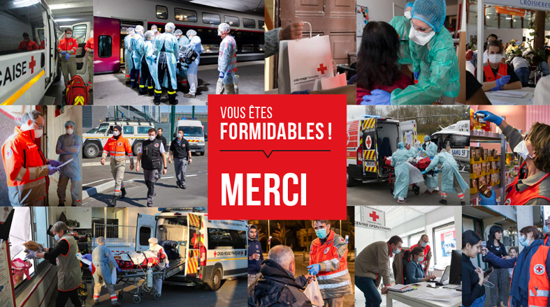CroixRouge's tweet photo. Depuis le début de cette crise nous assistons à des engagements solidaires extraordinaires.
Un seul mot vient à l'esprit : MERCI. ❤
Bénévoles, volontaires, salariés engagés avec la Croix-Rouge : vous êtes formidables. https://t.co/E9oWxxuOvS