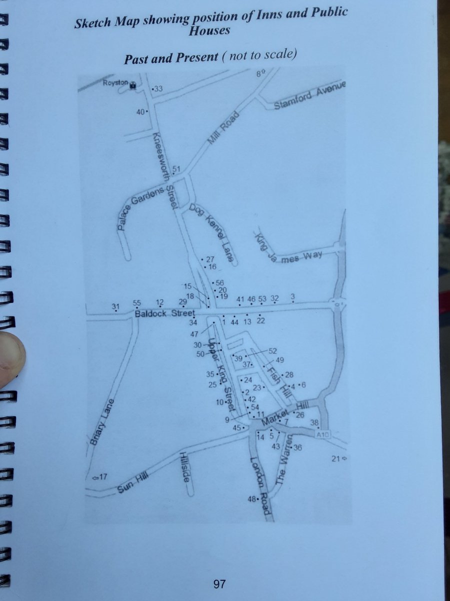 Welcome to our 1st  #VirtualPubCrawlRoyston's had loads of pubs over the years and we wanted to take you on a brief tour of them. Some are still here, some long gone. I mean look, here's a sketch of all the pubs...