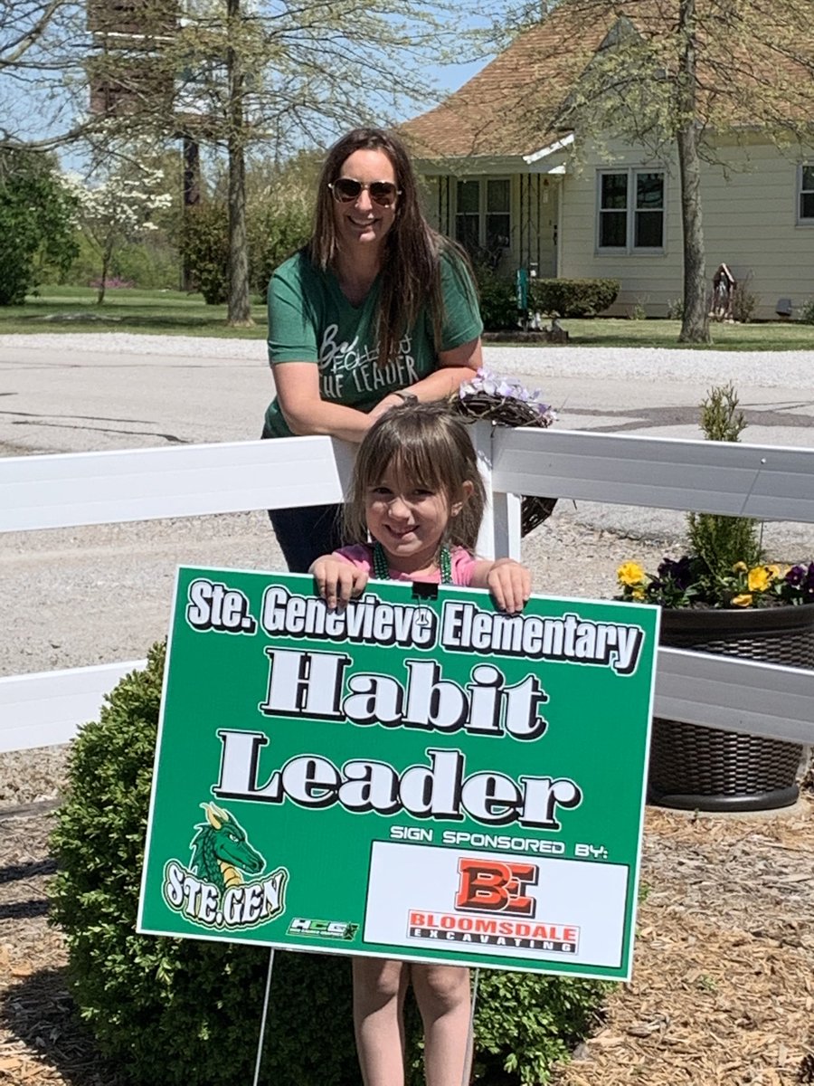 renee_yamnitz's tweet photo. Mrs. Gegg delivered Our 4th Quarter Habit Leader her sign today!!!  Congratulations VERA!!  I'm so proud of you!  #BeADragonSGEL  #DragonStrong https://t.co/yHbeSSfaM2
