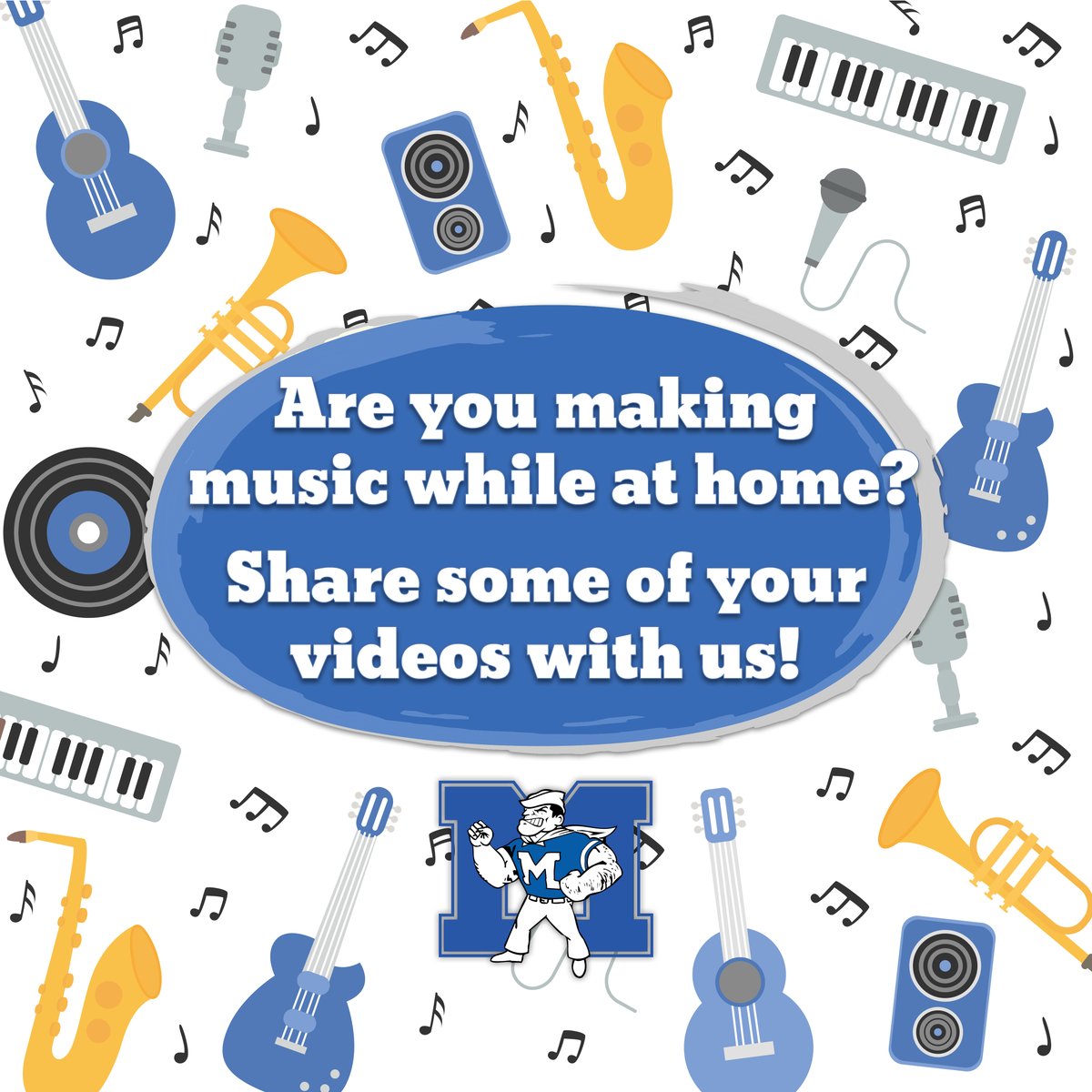 Calling all musically-talented Middies! Did you know that music can boost your mood, reduce stress and improve memory? So, play it loud and sing it proud! The Twitter stage is yours.