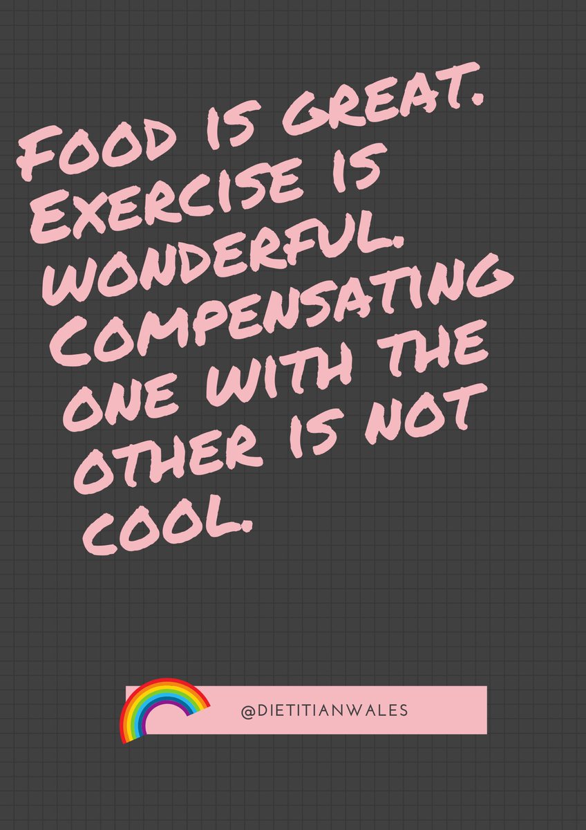 We do not earn our food through exercise. Food is essential for life, movement is pretty important too. One does not compensate for the other.