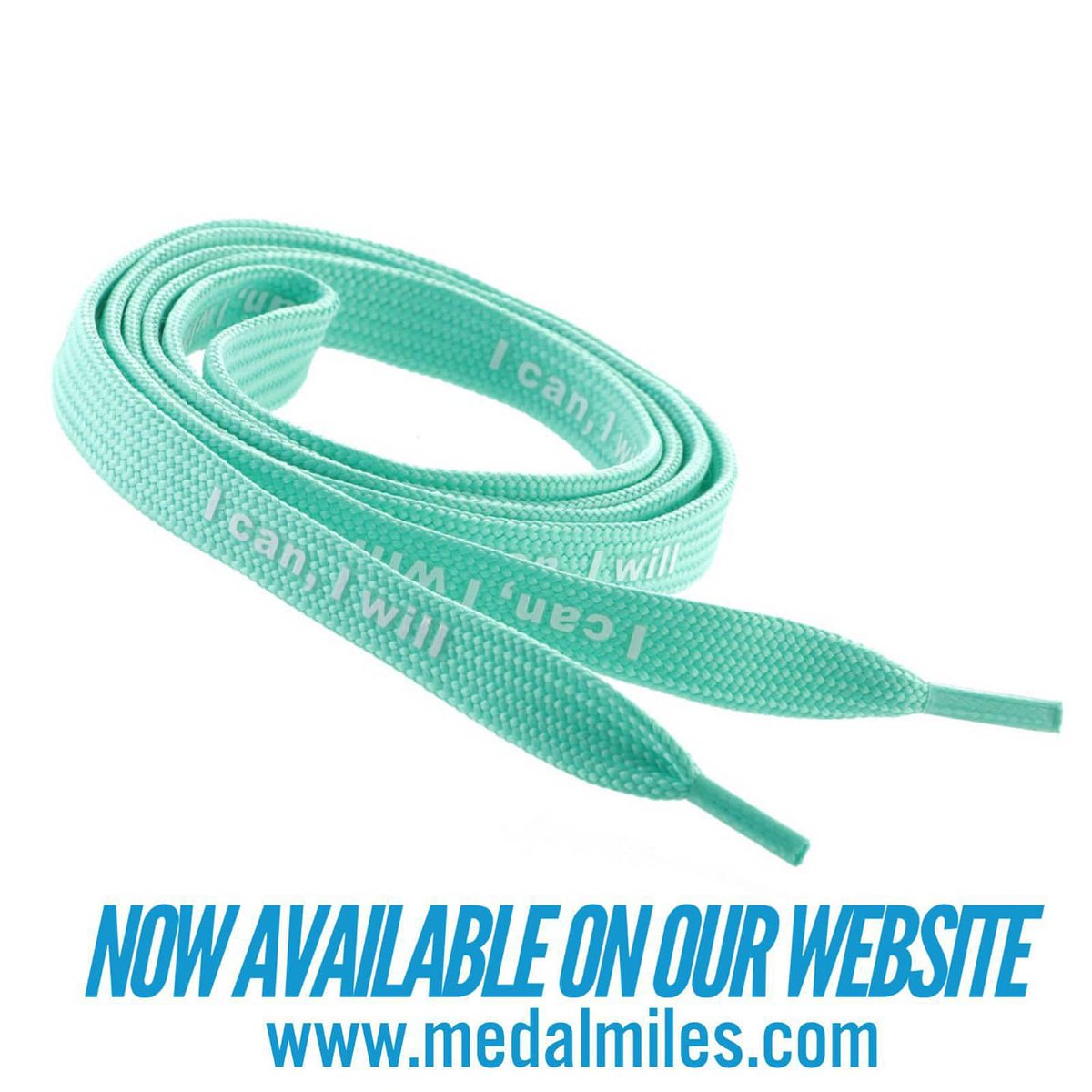 I can, I will laces available, only £2.99 buy now at medalmiles.com 👟👟👟 #medalmiles #virtualrun