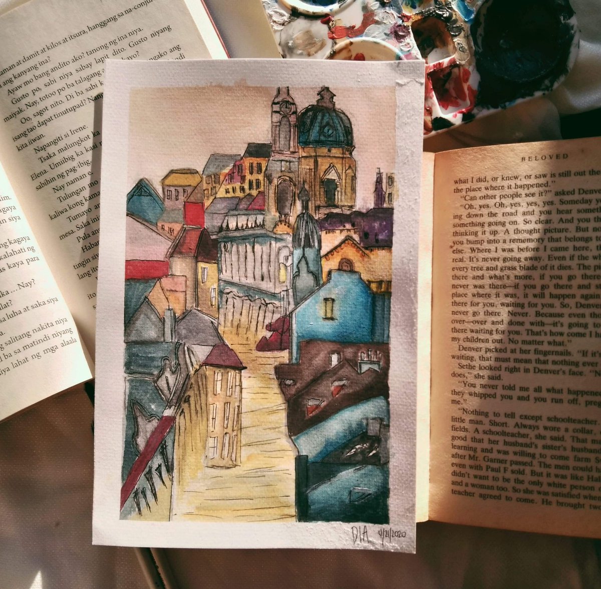 RyanMagno1983's tweet photo. Ayen's artwork #Ayen #ArtworkAtHome #NiceBlend #ProudDada https://t.co/YXaU4wQBY3