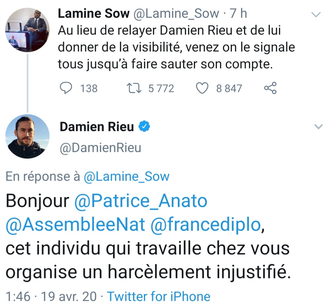 Par contre, si on s'aperçoit de son stratagème, pas question de laisser les autres lui mettre des bâtons dans les roues : on dénonce, comme dans les années où certains "patriotes" collaboraient avec l'envahisseur... #VilleneuveLaGarenne  #LaCourneuve9/52