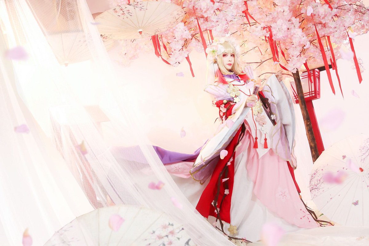 三分妄想1 3delusion 陰陽師本格幻想樱花妖早樱花见cn苍帝 鸢尾衣裝by 三分妄想 陰陽師本格幻想rpg Cosplay