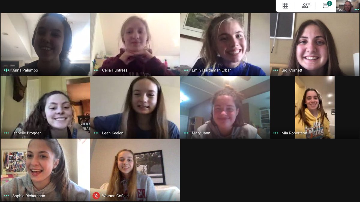Our girl's lacrosse season may have been cut short, but Coach Anna Cook and our girls still meet up to talk workouts, off season goals and smile together! This is a snapshot of our freshman meeting. Keep working girls! #LadySpartans