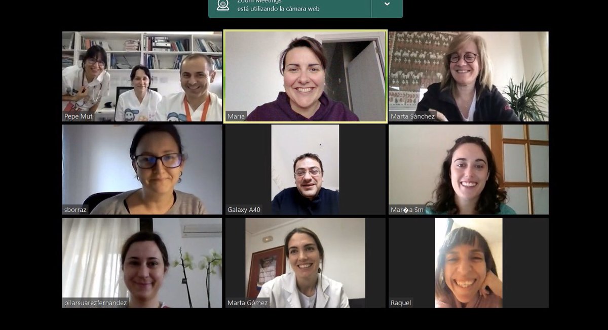 pepemutb's tweet photo. L@s pediatras del @HospitaldeDenia seguimos trabajando y video-reuniéndonos: hospital, atencion primaria, consultas desde casa. TODOS EN ON para #EstamosATuLado porque seguimos #QuedateEnCasa https://t.co/xnqlFVev8c