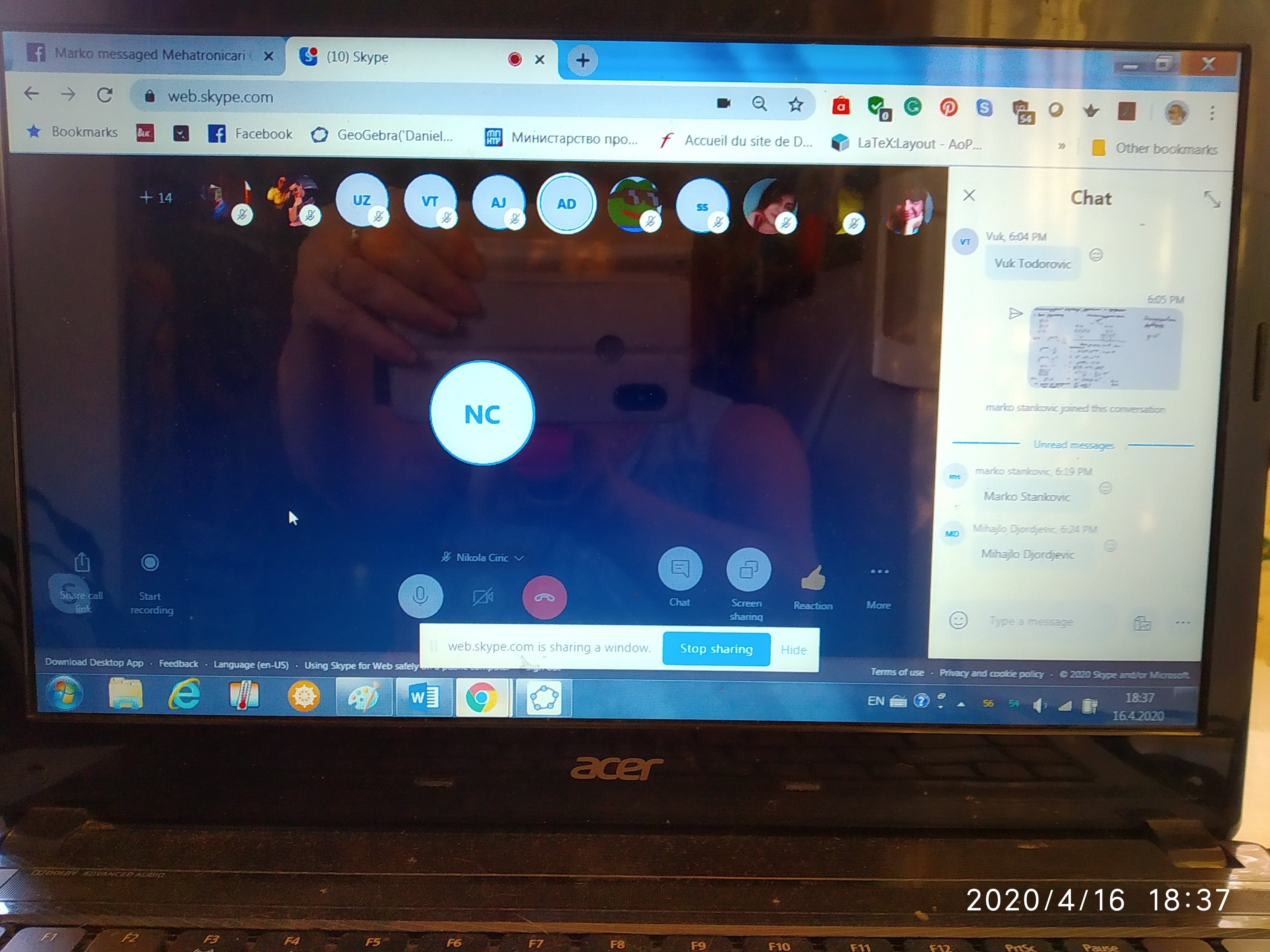 Preko laptopa chat Kako koristiti