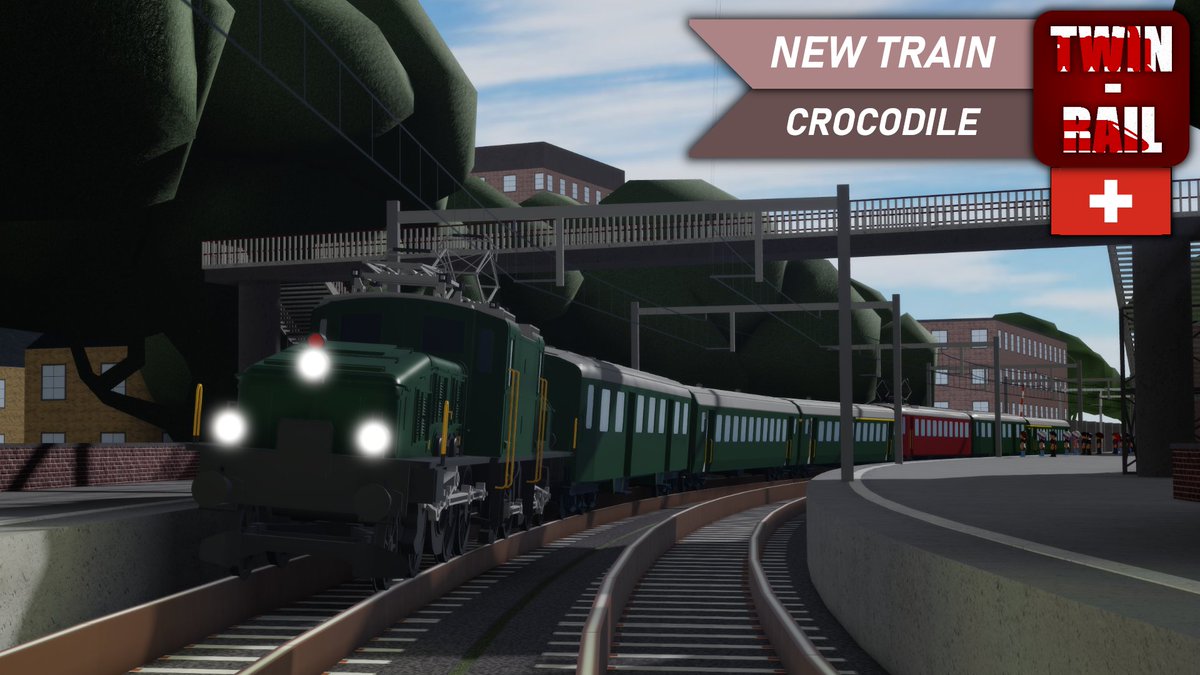 Twin Rail Official On Twitter New Train For Terminal Railways The Swiss Crocodile Built By Supersnelrbx - roblox rare moment on terminal railways