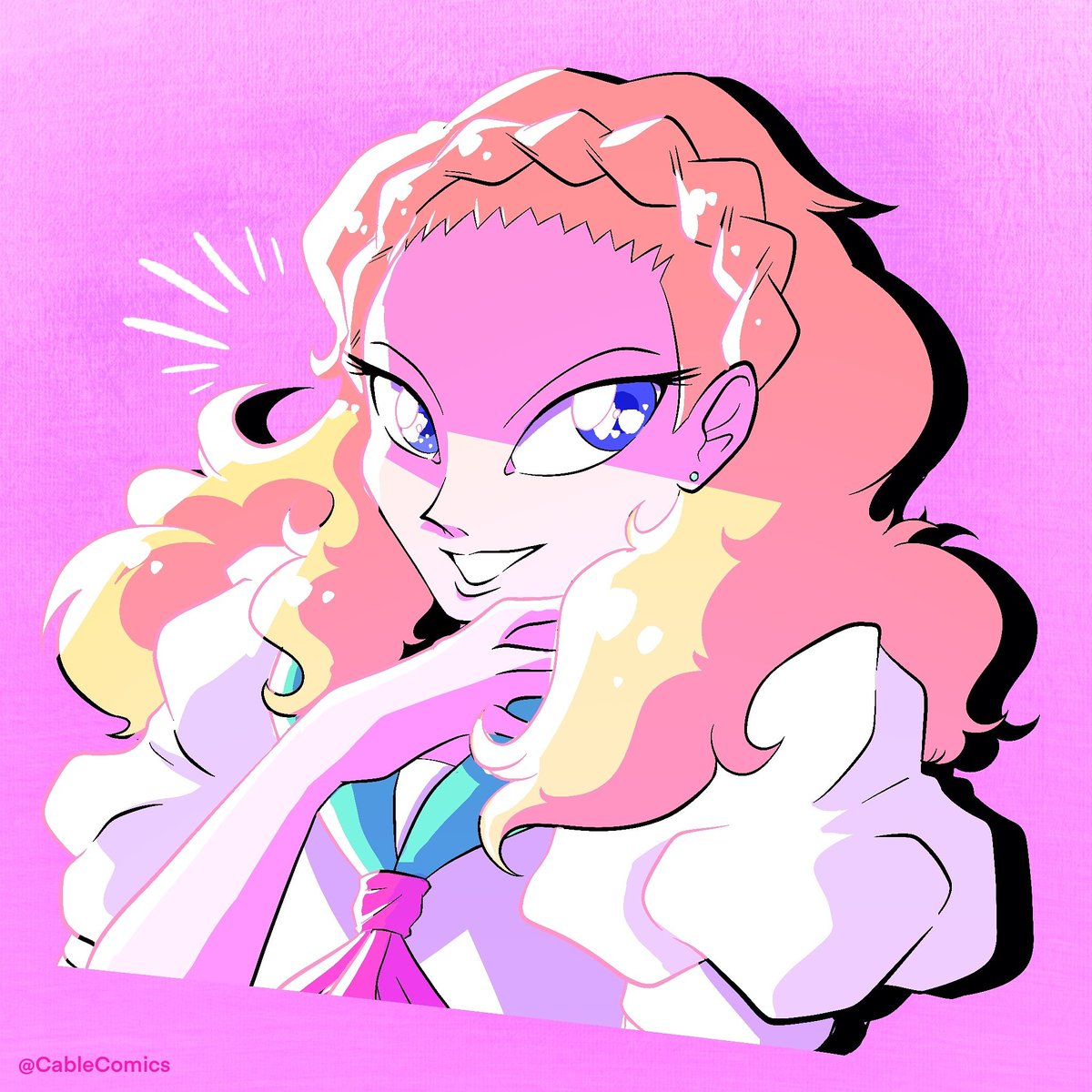 CableComics's tweet photo. A really messy fanart of Nanami from Revolutionary Girl Utena #anime https://t.co/OWPHkELmQm