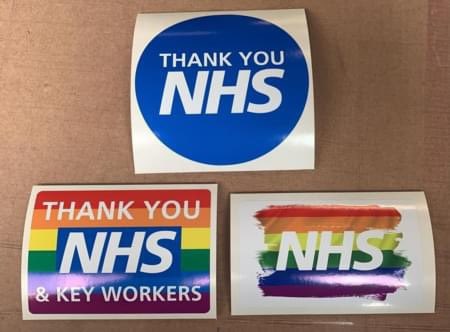 NHS Stickers - Every penny from the sale of these stickers will be going direct to the NHS.

Click the link below to order online.

printspin.co.uk/webshop/nhs-pr…