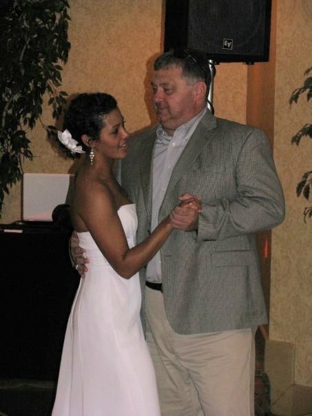 Coach_Berna's tweet photo. I could post a bunch of pictures of Coach Schu but this is my favorite of him dancing with Arielle at our wedding! You were a great person to me when I was a player and young coach! I will always miss hearing that voice and still quote you to this day! Thanks Coacher! #RIP #FBFAM https://t.co/M9dp6NDWJg
