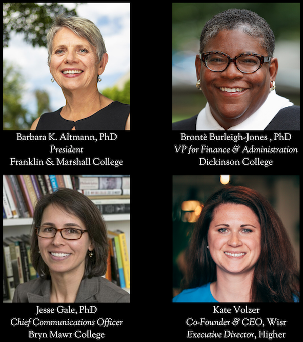 PCLAtweets's tweet photo. Many thanks to the senior leadership women from #PCLA institutions that shared their career and life journeys with nearly 200 women in/adjacent to #highered for 90 minutes earlier today. Thanks to @wisrcommunity / #Higher for partnering and #BoothFerrisFoundation for funding. https://t.co/VhHK5T2Yxs