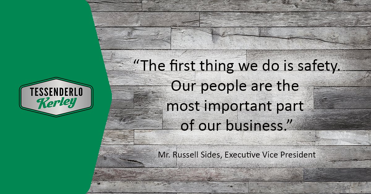Thanks to the commitment of our staff, we continue to be fully operational. We are following the guidance of the CDC on safety measures. “The first thing we do is safety. Our people are the most important part of our business,” says Mr. Russell Sides, Executive Vice President.