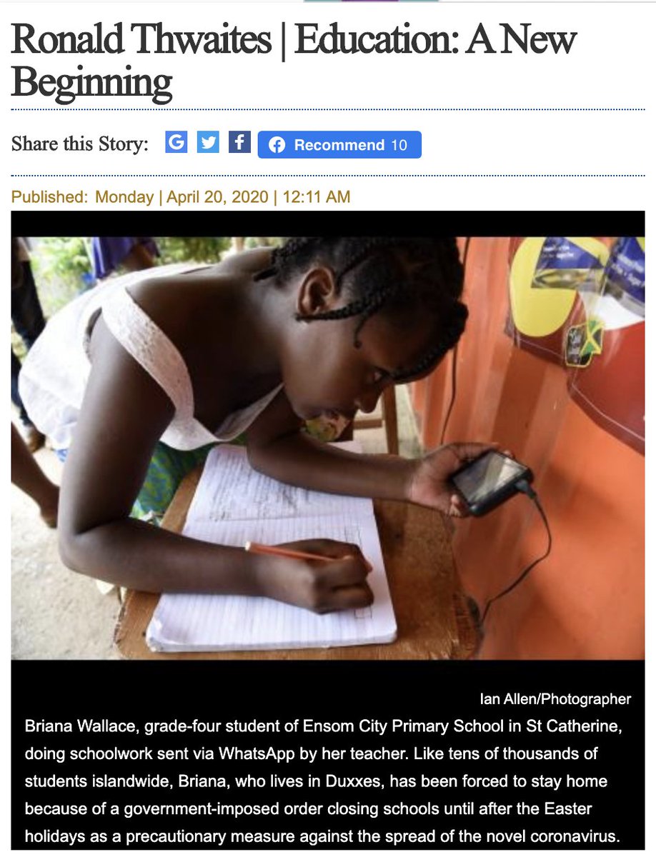 MyOneAcademy's tweet image. In his Gleaner article today, Ronnie Thwaites said: &quot;My greatest fear is the silent scourge of educational backsliding which is upon us right now.&quot;
One on One says: &quot;Have no fear One on One is here!&quot; 💪Sign up now ... and it&apos;s free! #oneonone #onlinelearning #freeonlineclasses