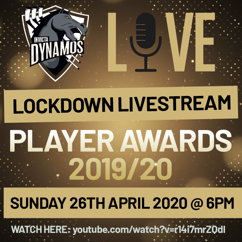 InvictaDynamos's tweet photo. This SUNDAY we'll be holding our PLAYER AWARDS ceremony for the 2019/20 season LIVE on our YouTube channel Invicta Dynamos TV. The stream goes up from 5.45pm with the show beginning at 6.00pm. COME JOIN US!

Livestream link: https://t.co/e39whfQdS1 https://t.co/rG9uGUoj9Q