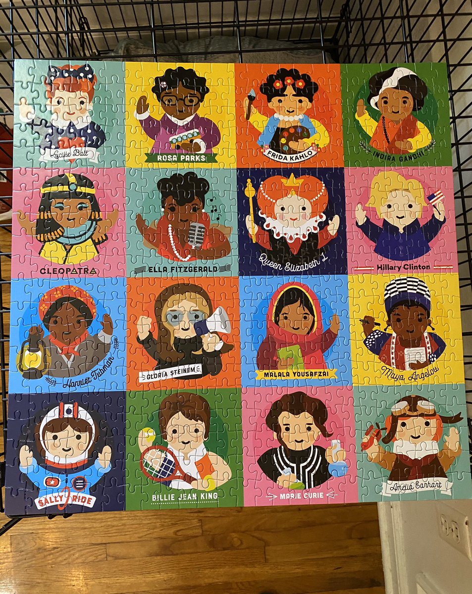K_Clowdy's tweet image. Here’s my #WeekendWOW! I finished a puzzle for the first time in FOREVER, and I managed to lose a piece... so naturally I had to finish another one. 🤣 The “WOW” is that I lost a piece that fast... #weekendwow #jefcoed #spiritweek @JEFCOEDTech