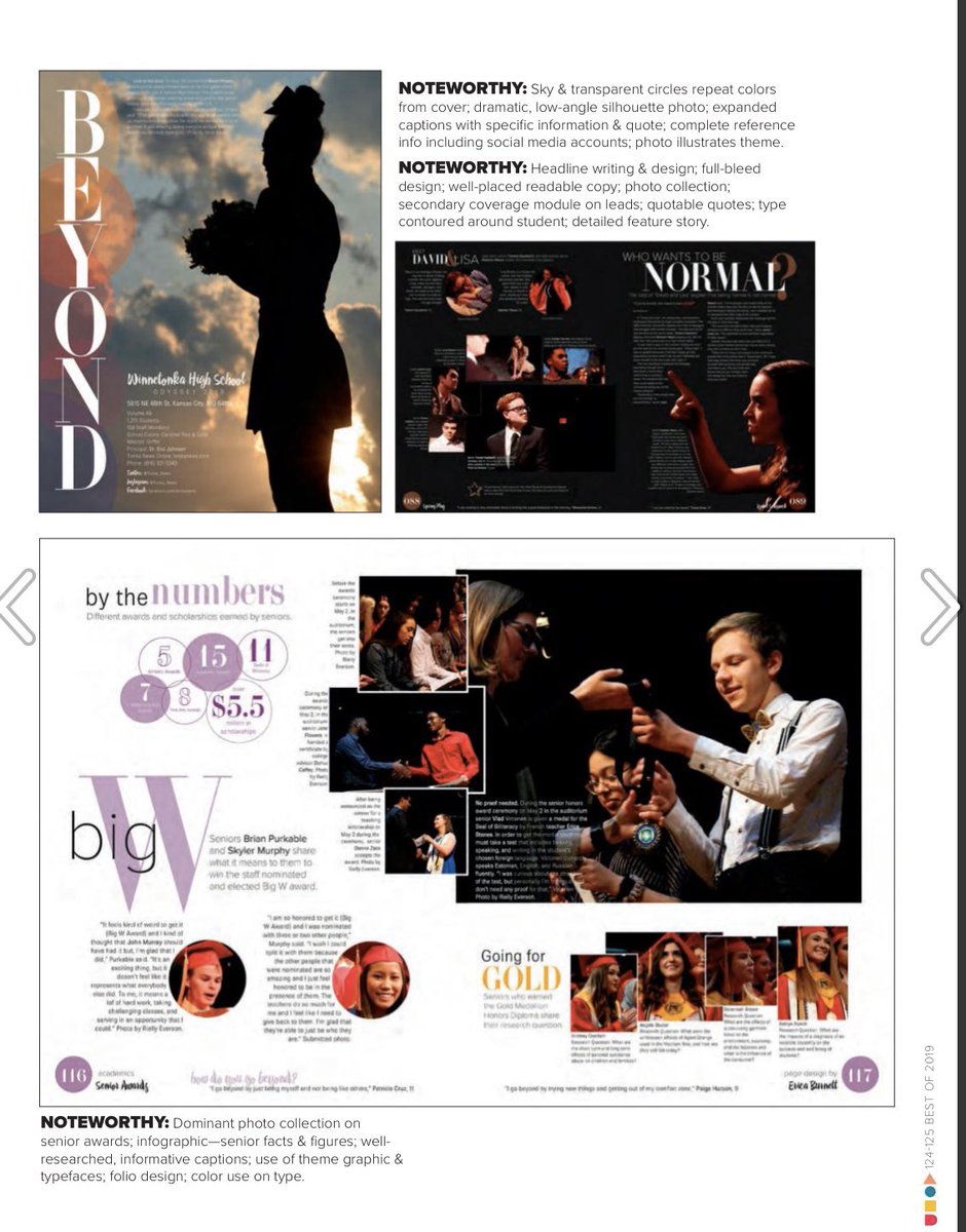 The Winnetonka High School yearbook staff has been recognized by Balfour Yearbooks with the Best Of recognition for its outstanding contribution to scholastic journalism.Balfour honors fewer than 5 percent of yearbook staffs with this distinction.
#thisistonka #nkcschools