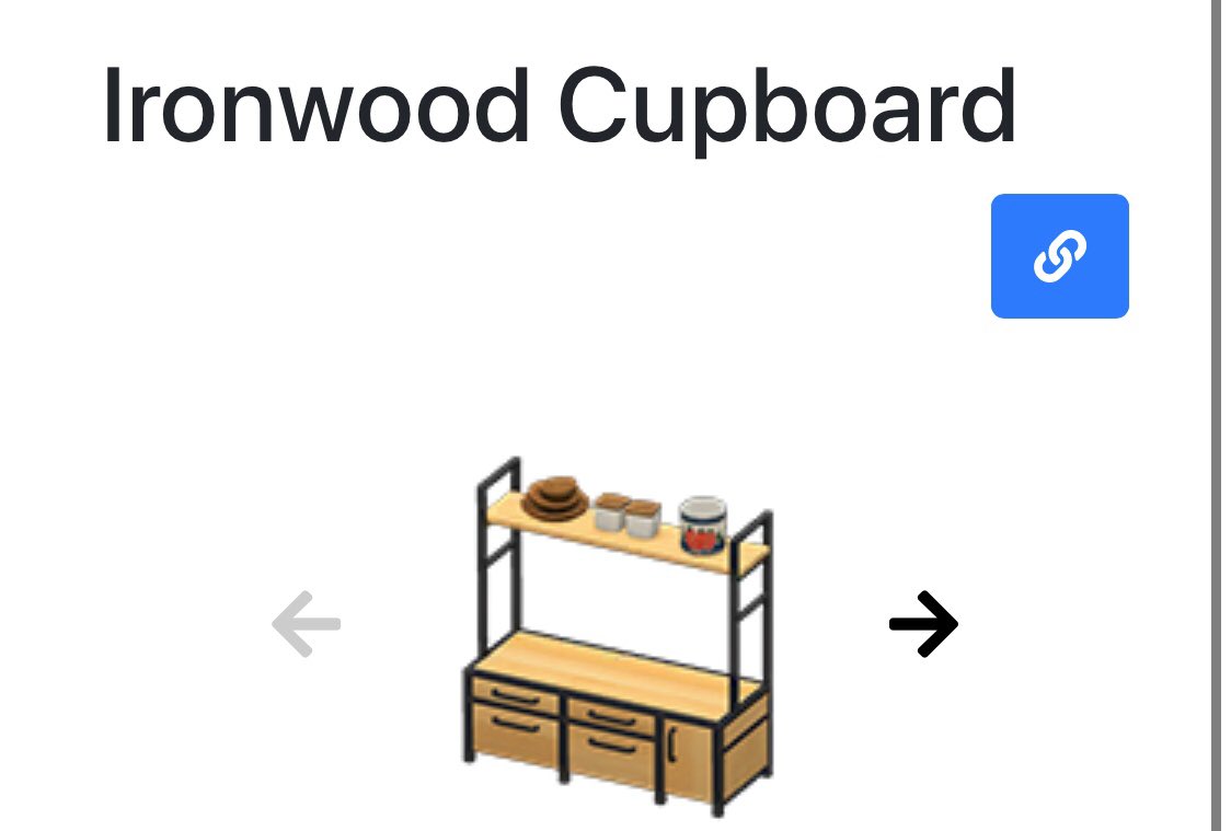 ACNH_TempFru's tweet photo. Does anyone have the recipe for this ironwood cupboard they could make me in exchange for furniture, bells, NMT, flowers, or any of my DIY that I can make for you!? #dodocode #dodocodes #ACNH #AnimalCrossing #AnimalCrossingNewHorizons https://t.co/hCnuvJ68CK