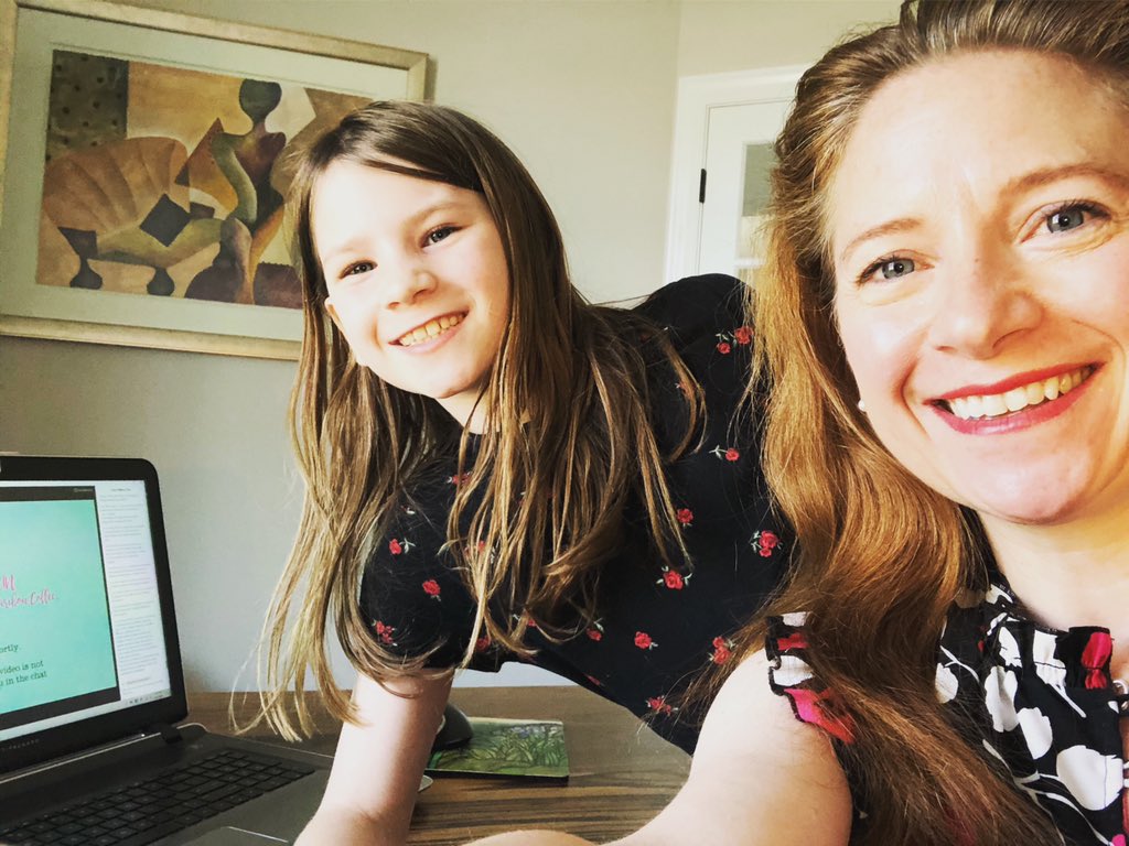 KatieCullen55's tweet photo. My little runner and me attending the MN #gotrlunch today! Love this incredible organization! @gotrtwincities https://t.co/sRGXoxftxq