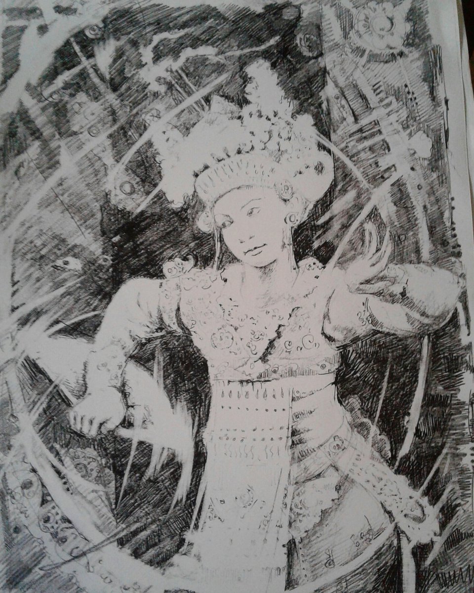 Aryaartz's tweet photo. Legong 
#legong #legongkeraton #legongdancer #legongdance #dance #art #aryaart #artlife #artoftheday  #drawing #sketch #sketchart #sketchbook  #sketches  #art #artdaily #arte #stayhome #staysafe #stayhealthy #bali #baliisland #baliindonesua #indonesia #baliart https://t.co/fYnYj9lq0b