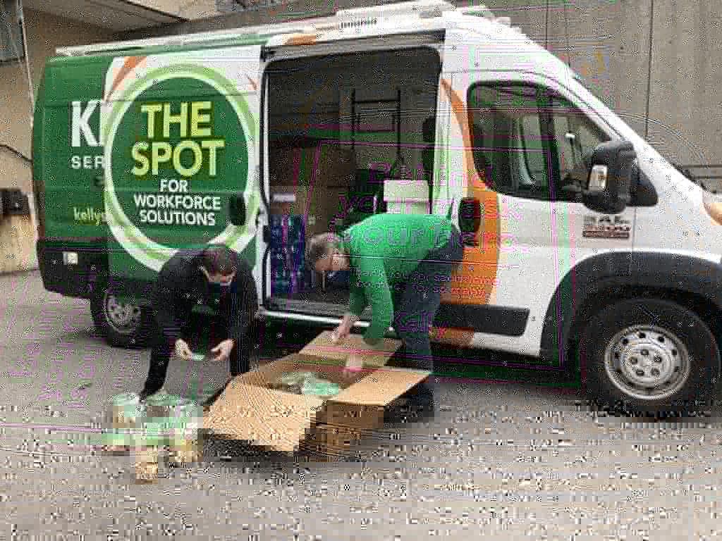 KellyServices's tweet photo. We’ve all heard that frontline healthcare professionals are in need of PPE, and we’re working to help when we can.

Today, our team delivered 26,000 masks and 200 worker lunches to hospitals and first responders in Detroit, Michigan! https://t.co/xRegpC6pBR