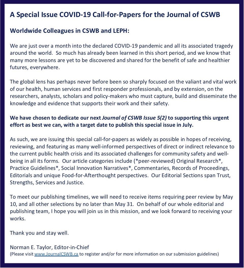 Journal of CSWB tweet media