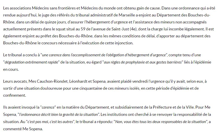 fm_lambert's tweet photo. Régulariser #sanspapiers c'est aussi mettre à l’abri les #mineursisolés
A Marseille situation cataclysmique des centaines d'ados à la rue livrés à eux même
Il a fallu une décision de justice pour «forcer» l’humanité des élus du département des Bouches du Rhône https://t.co/VByMdywgI6