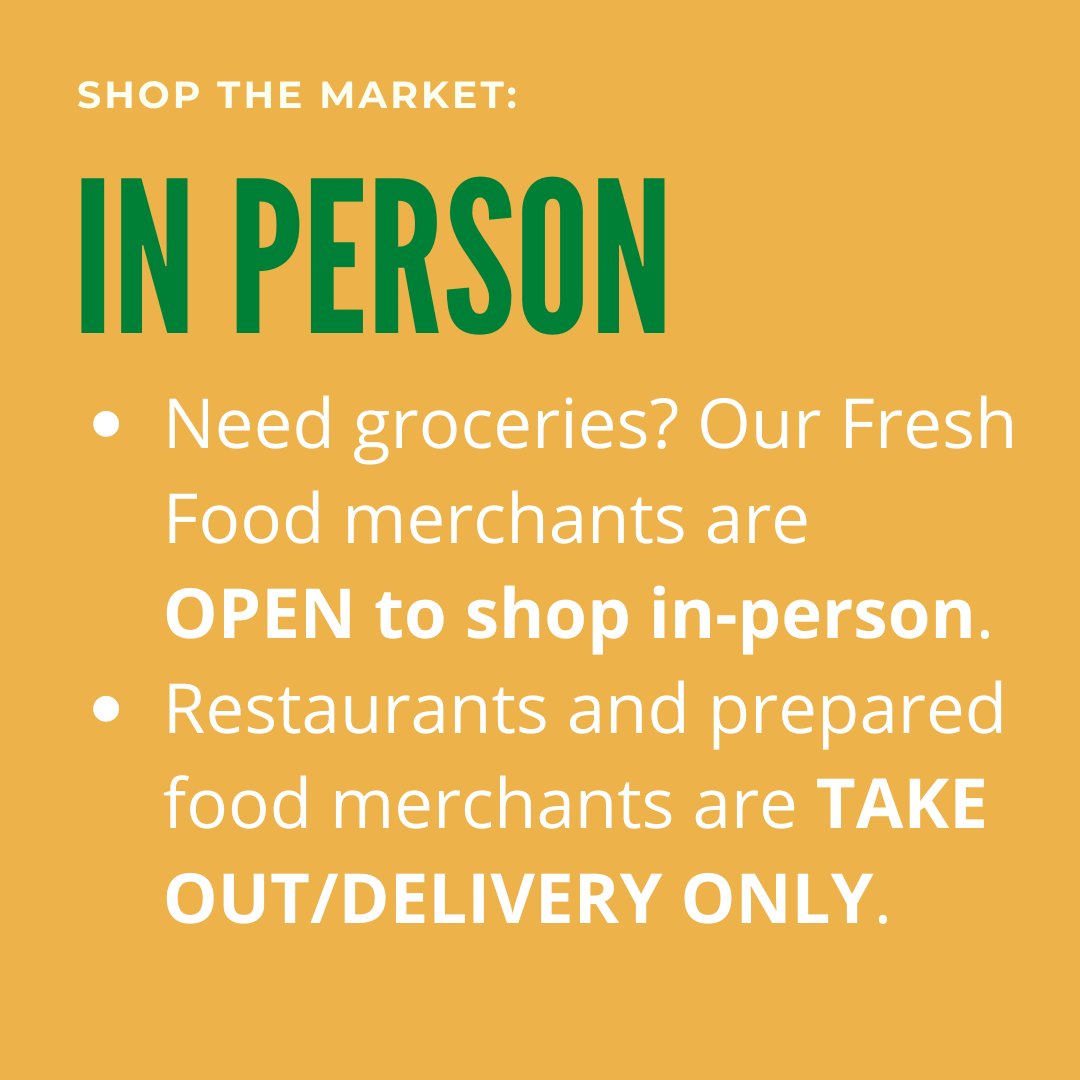 RdgTerminalMkt's tweet photo. Explore all the ways you can #RTMShop right now!

Several of our prepared food merchants are also on third-party delivery apps like Grubhub, Uber Eats, etc. so don't forget to check all your options. https://t.co/dYt2n2KARp