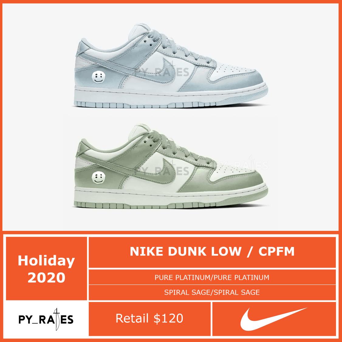 cactus plant flea market x nike dunk low spiral sage