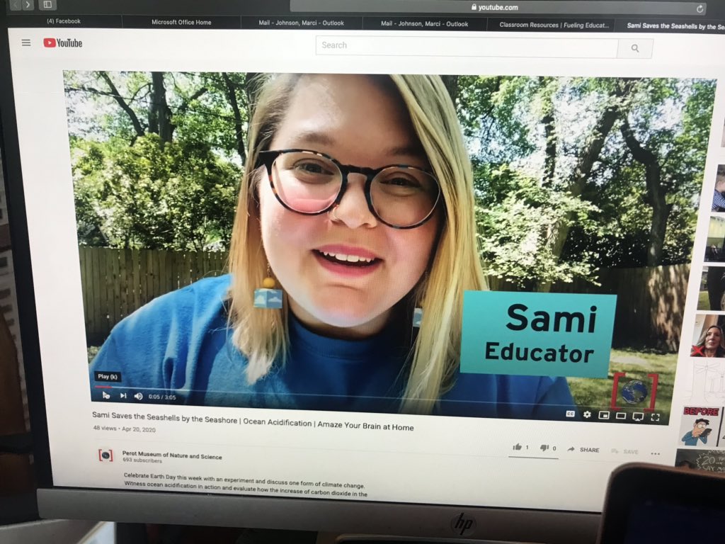 We talked about Earth Day during our class Zoom today. One of the highlights was a video by @Earth_to_Sami  with a science experiment involving@seashells. My students loved this!  Thank you for your hard work Sami!  @PMNS_Teachers <a href="/CISDNobleReed/">Noble-Reed Elementary School</a> <a href="/OfficialCISD/">Crandall ISD</a> #tacoboutscience