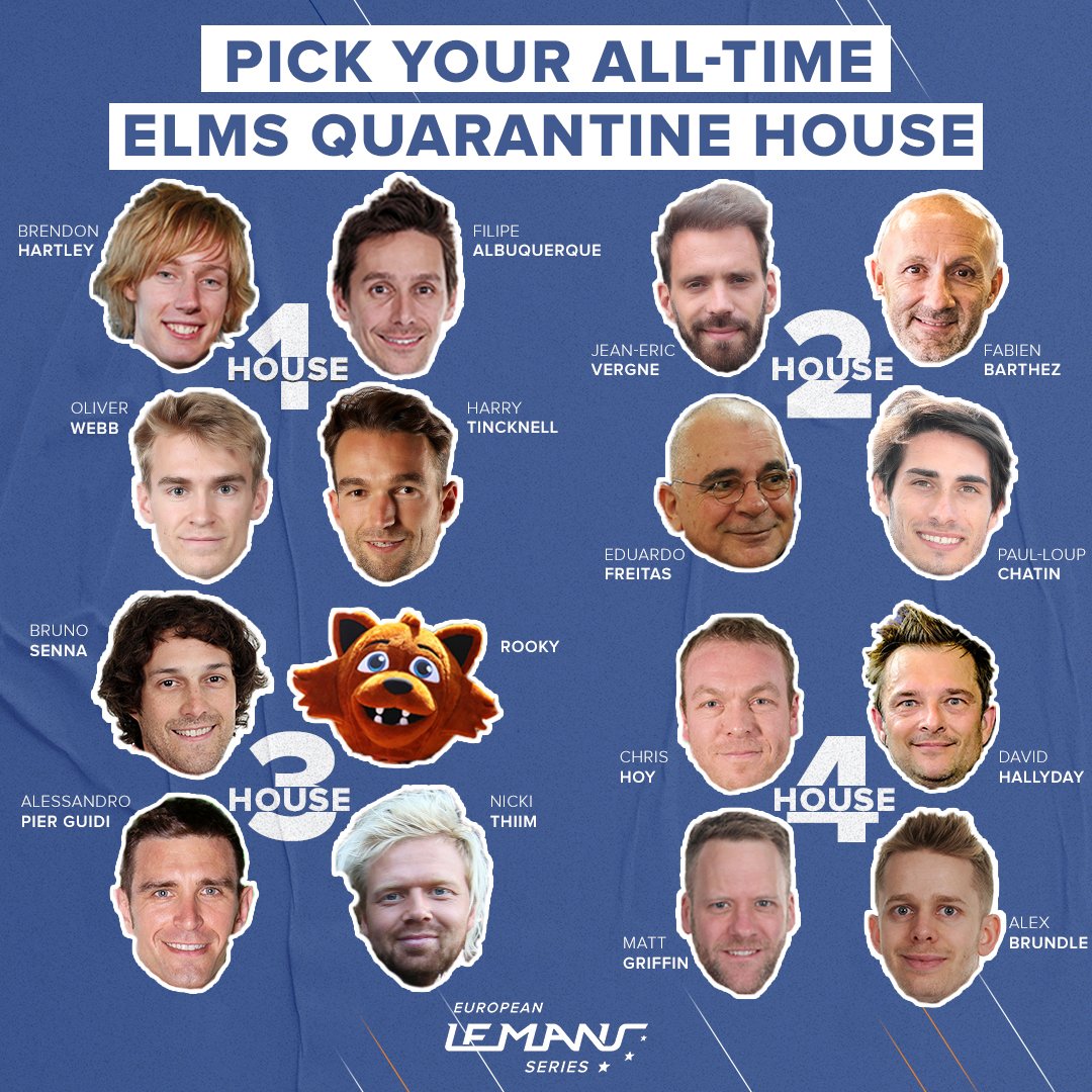 You can only pick one. Choose wisely #ELMS fans. ✍🏻😏