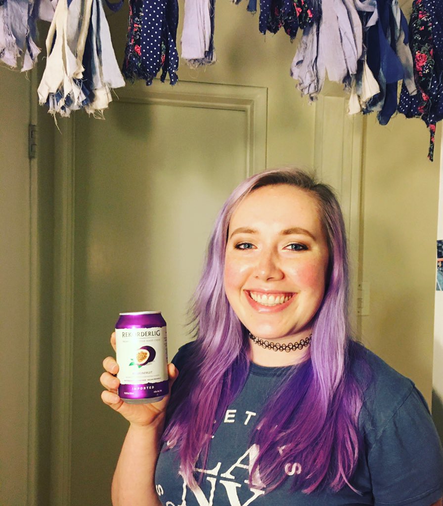 DrinkingBiddies's tweet photo. NEW EPISODE ALERT! 

[Disclaimer: Recorded pre-pandemic.]

Ahhh, remember the olden days of drinking WITH people??? Episode 64 of the pod is out now and features @juliefassnacht, Passionfruit cider (@rekorderlig), and some passionate debates. 

Thanks for drinking! #LinkInBio https://t.co/l4p2Hi9V36