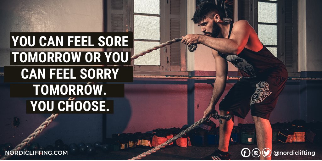 When laziness strikes, always remember the progress you're going to make if you just get up and do what you are supposed to do!

nordiclifting.com #nordiclifting #fitnessmotivation #fitfam #gymrat #gymlife #motivation #healthyhabits