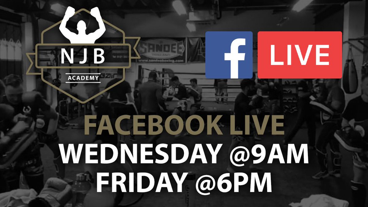 domin8academy's tweet image. JOIN US 🎥 LIVE on Facebook &amp;amp; Instagram 🎥 For our weekly #workouts 💪 Available for all Ages &amp;amp; Levels of Fitness!! Wednesday&apos;s @ 9am for 🏆 #Fitness &amp;amp; Friday&apos;s @ 6pm for 🇹🇭 #ThaiBoxing Drills - PLEASE SHARE ❤️