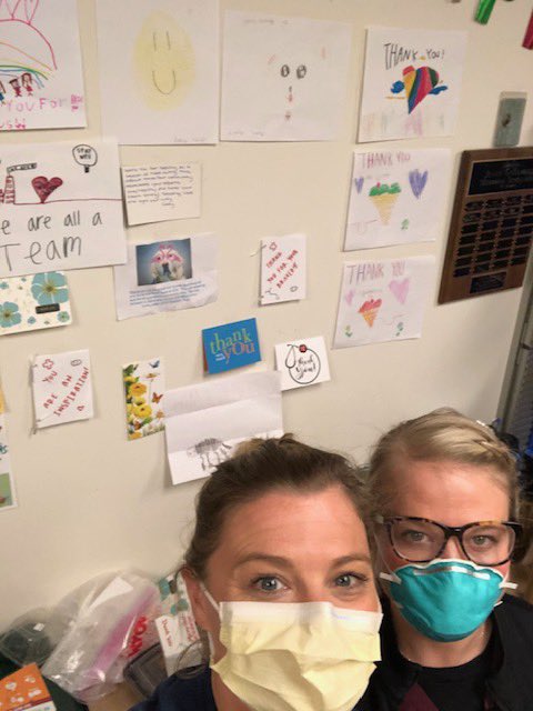 #stoberelementary first graders create works of art to thank healthcare workers at University Hospital! ❤️@COJasonGlass @79adicola