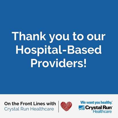 CrystalRun's tweet photo. THANK YOU to all of the Crystal Run physicians and Advanced Practice Providers serving outside of their traditional roles in order to meet the needs of the current public health emergency. #healthheroes #thankyou #support #coronavirus #supportthefrontlines  #hospitals #healthcare https://t.co/mzC6ZlJH5A
