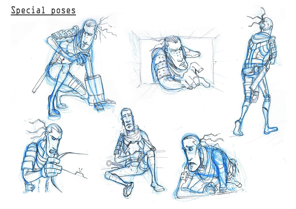 DigiPenBilbao's tweet photo. Algunos dibujos del corto de animación 3D "Heart Level" creado por el alumno de DigiPen Julen Urrutia en 2013. En este caso se trata del estudio de las poses del personaje principal del corto.
Si quieres + info: https://t.co/aoefc97xMe
#characterdesign #DigiPen #HeartLevel https://t.co/Azozuxxc8k