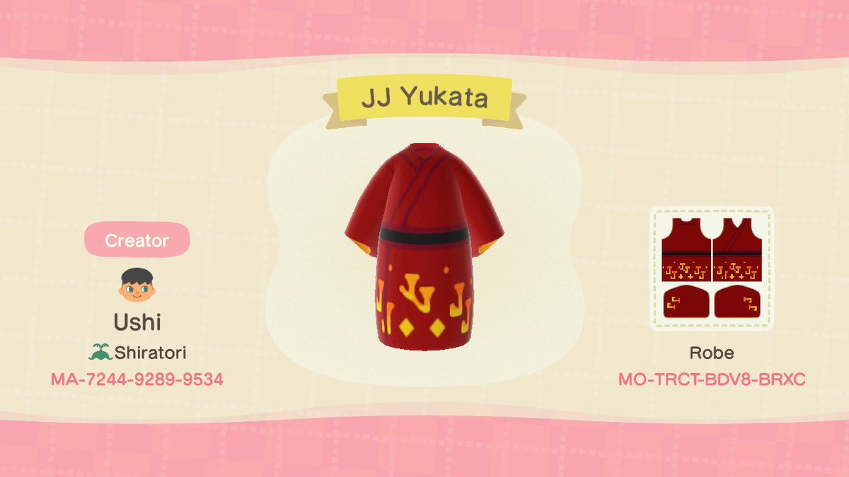 And his yukata from the Skytree collab. I really love the “JJ” logo on the back of the sleeves!