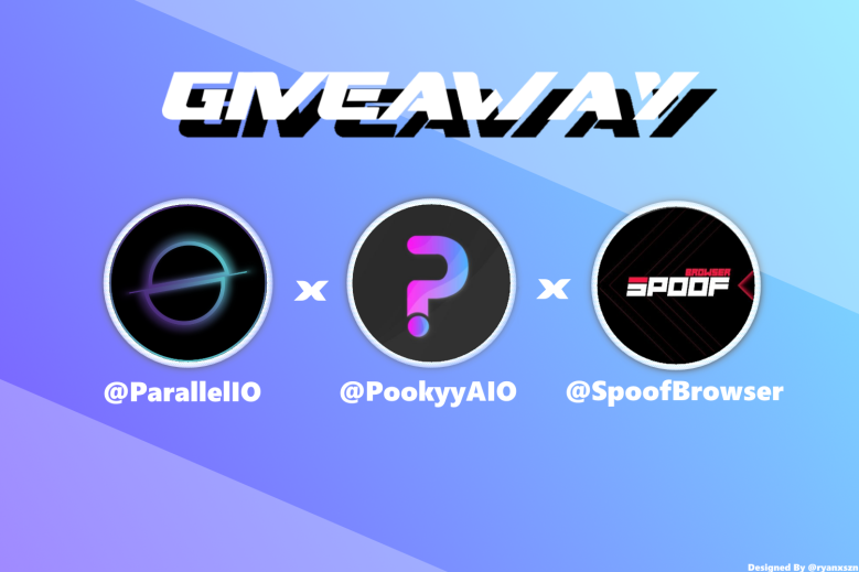🥳Giveaway Time 🥳

Must be following:
@ParallelIO 
<a href="/PookyyAIO/">Pookyy Proxies</a> 
<a href="/SpoofBrowser/">Spoof Browser</a> 
 
Prizes: 
1 x  Parallel Membership
1 x 2gb Residential Plan
1 x Spoof Browser Key

RT + Like + Tag a friend + Follow to enter