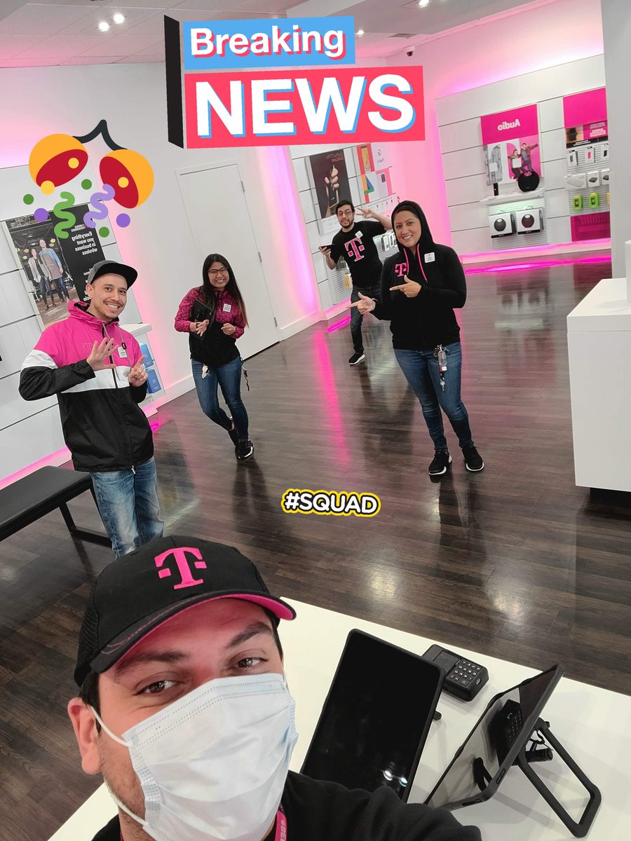 Shout out to @Anthonybuenojr celebrating his Workiversary with us today!! APPRECIATE everything you do for us #thenewtmobile #6ftfor6yrs