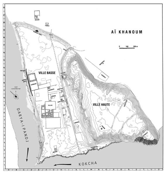 Ai Khanum, if not capital an important Greco-Bactrian city and site of a mint, was rammed with Greek architecture and sculpture. But some temples suggest more syncretic gods, and it’s name (Uzbek for ‘Lady of the Moon’) could suggest a Central Asian Artemis analogue /11