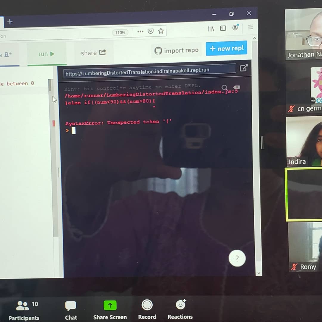 codeninjasgerm1's tweet image. Proud of our Ninjas, able to work, share and debug like pros in Zoom. Says so much about our instructors too
#femtech #CodeNinjasgermantown #javascriptforkids #germantown #mcps #moco #marylandcamps #damascusmd #clarksburgmd #gaithersburg #rockvillemd #bethesda #silverspring